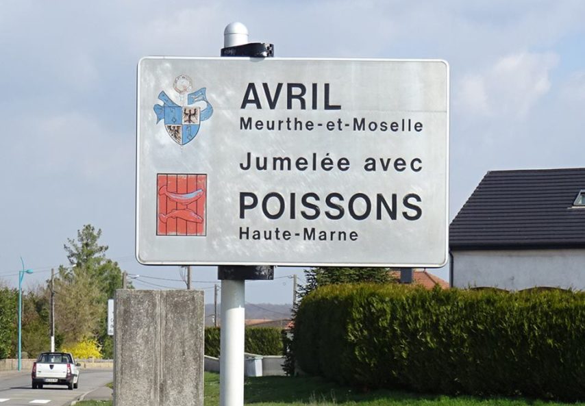 Village d'Avril (Meurthe-et-Moselle) jumelé avec la commune de Poissons (Haute-Marne)