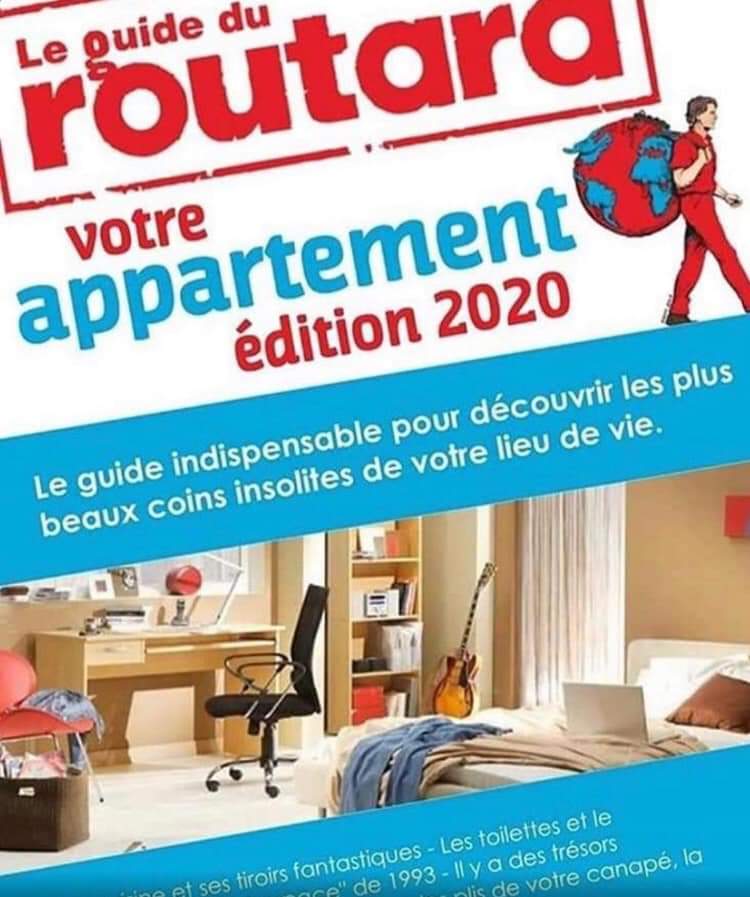 Coronavirus: le guide du routard, votre appartement édition 2020.