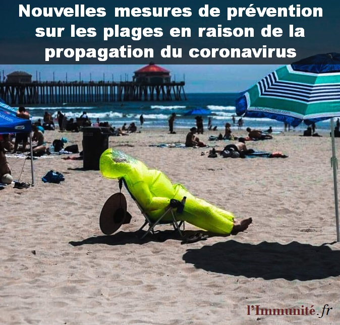Coronavirus: nouvelles mesures de prévention sur les plages en raison de la propagation du coronavirus.