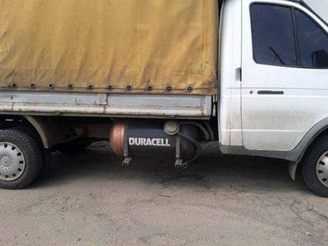 Camion Duracell.
