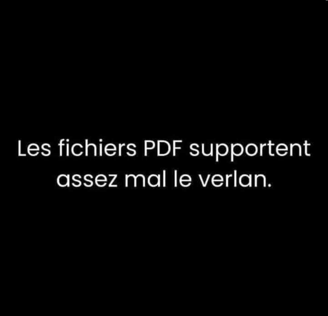 Les fichiers PDF supportent assez mal le verlan... (FDP)