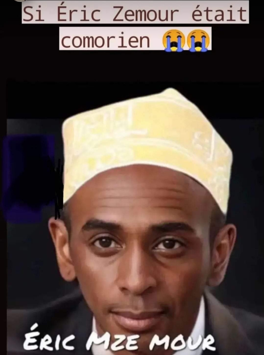 Si Éric Zemmour était Comorien... Éric Mze Mour.