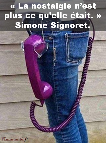 Simone Signoret : La nostalgie n'est plus ce qu'elle était.
