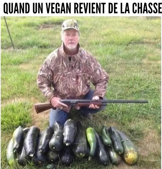Quand un vegan revient de la chasse